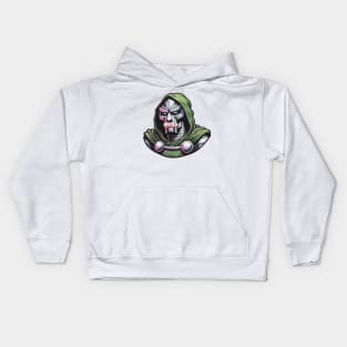 MF DOOM Mask and Logo Kids Hoodie